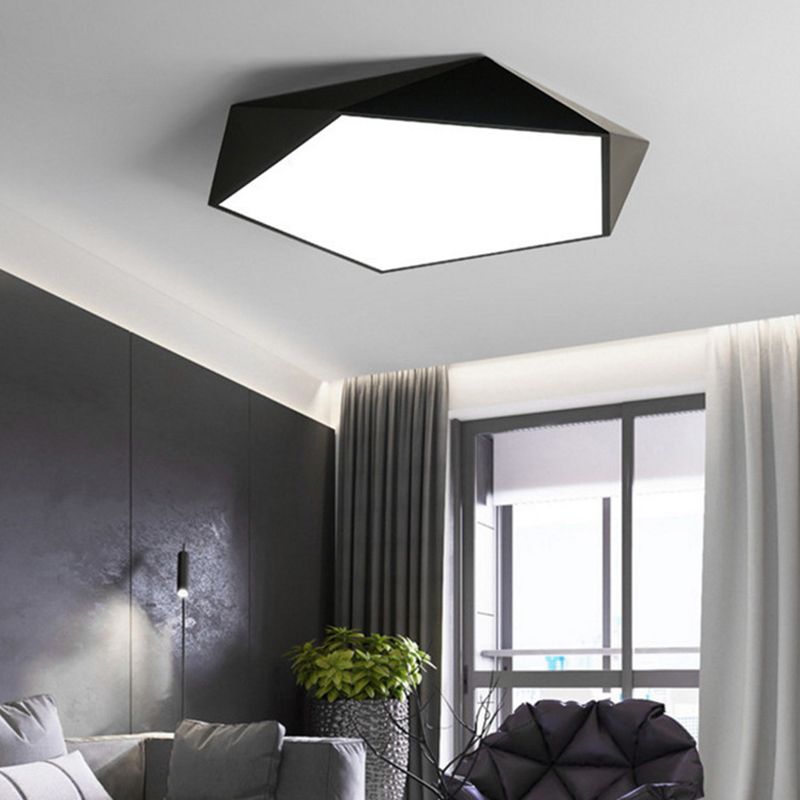 Nordic Macaroon Flush Mount ha condotto la luce creativa Geometria Flush Mount Illuminazione per la camera da letto