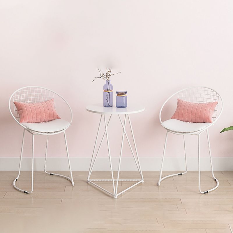 Metal Kitchen Dining Arm Chairs Contemporary Upholstered Dining Chairs