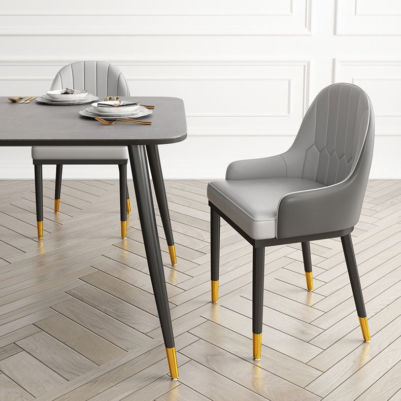 Sintered Stone Dining Table Traditional Luxury 4 Legs Dining Table