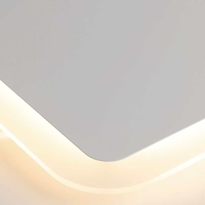 Ultramoderne LED-Deckenleuchten zur Deckenmontage, Deckenleuchte aus weißem Acryl