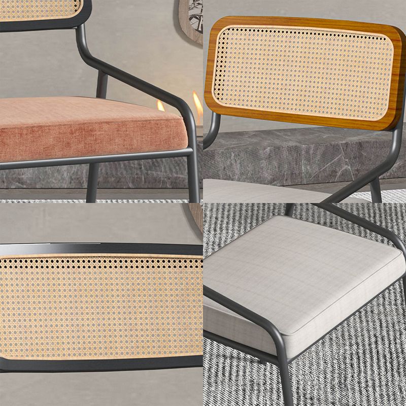 Contemporary Kitchen Dining Arm Chair Open Back Dining Side Chair