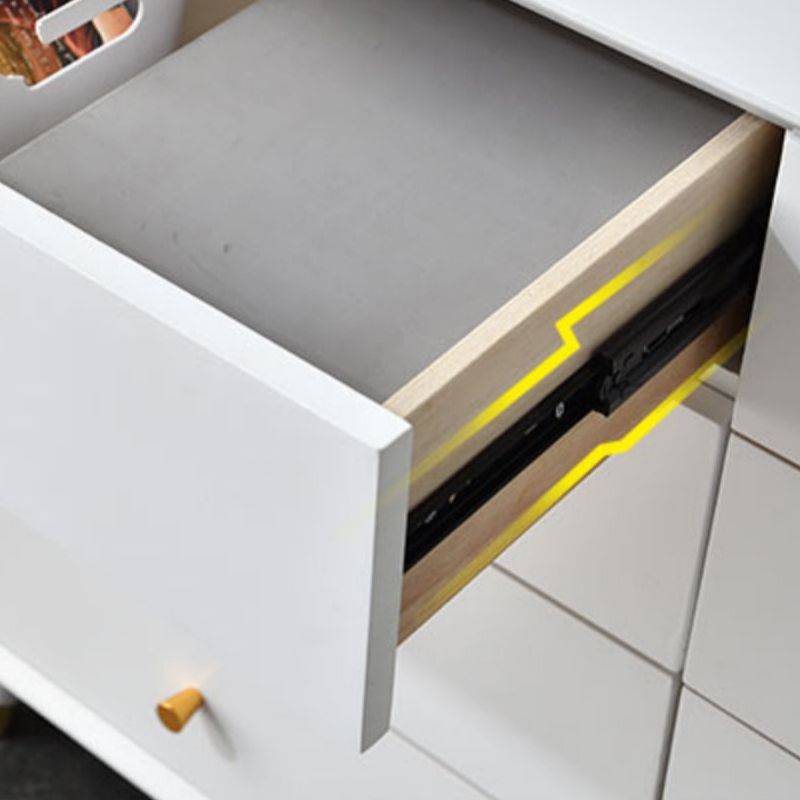 Classic Glam Solid Wood Storage Chest Bedroom Soft-Close Drawers Dresser