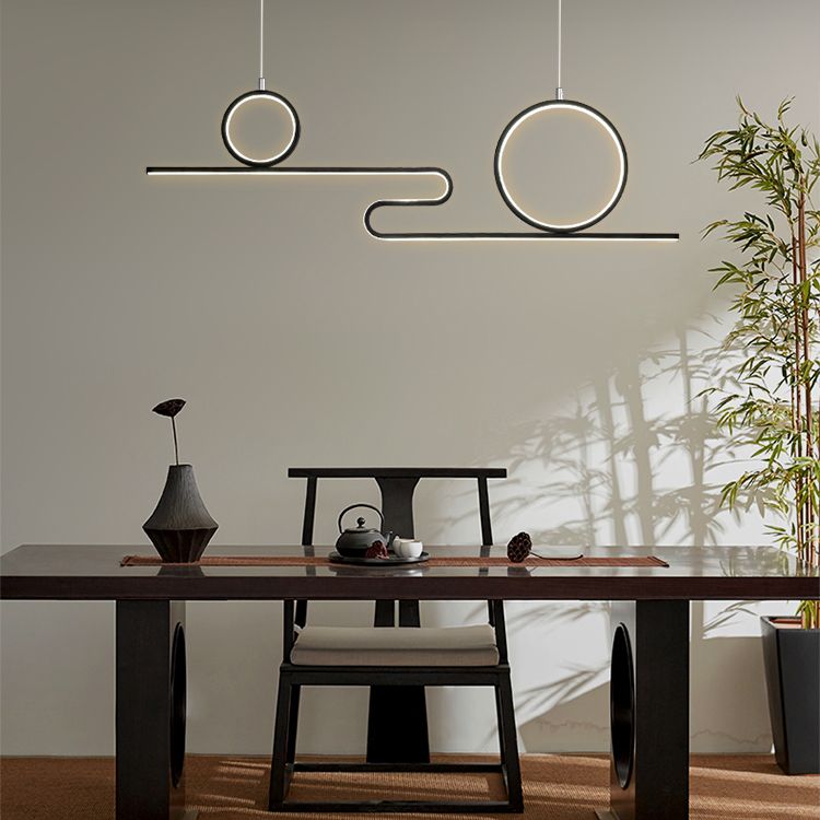 Wrought Iron Hanging Pendant Lights Modern Hanging Lamps for Dining Room