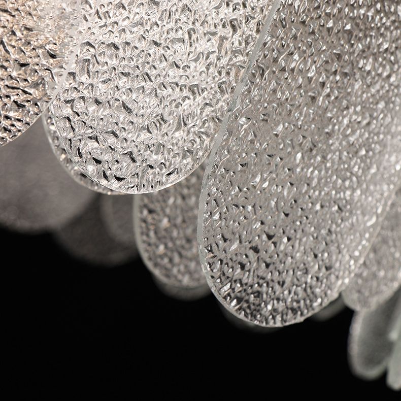 31.5" Length Nordic Style Island Light Simplicity Glass Lighting Fixture for Dining Room