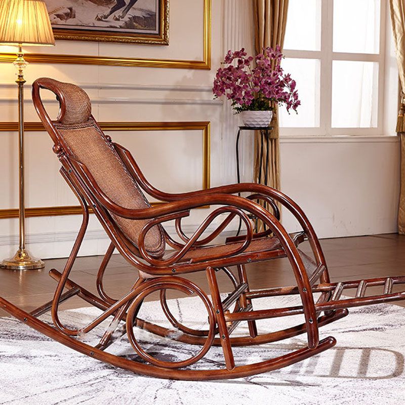 Mid Century Modern Style Rocking Chair Wooden Rocking Chair for Living Room