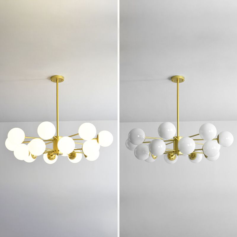 Contemporary Spherical Pendant Chandeliers Glass Chandelier Lighting Fixtures