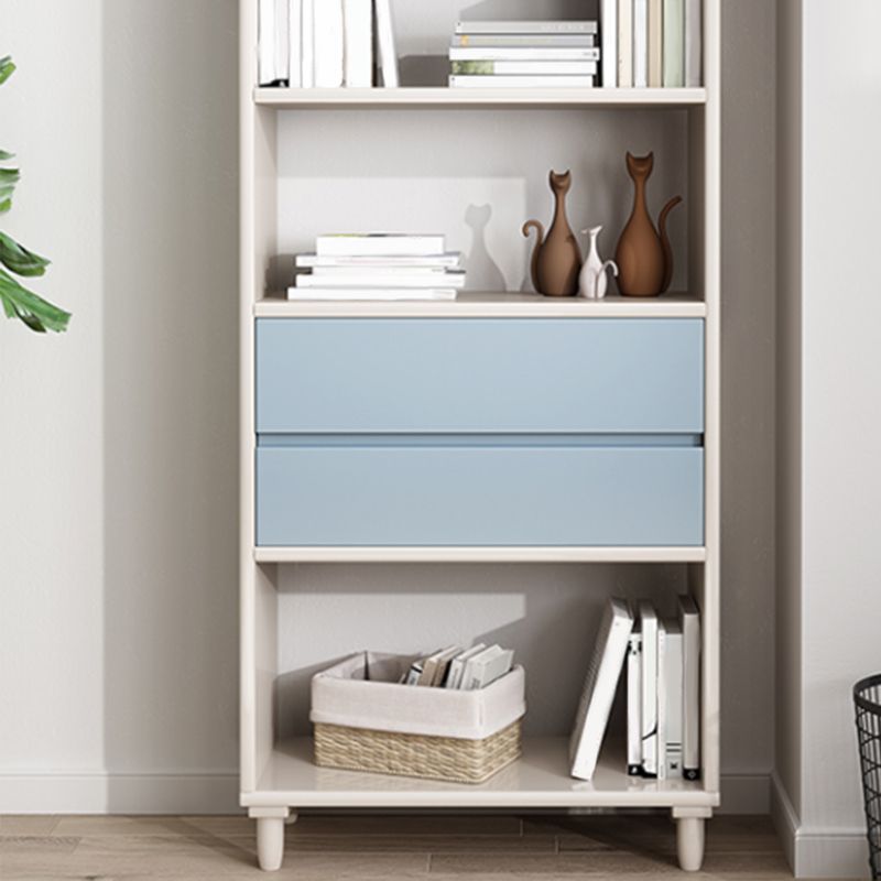 Bibliothèque standard en bois à 4 étagères étagère contemporaine, 67''h x 23.6''w