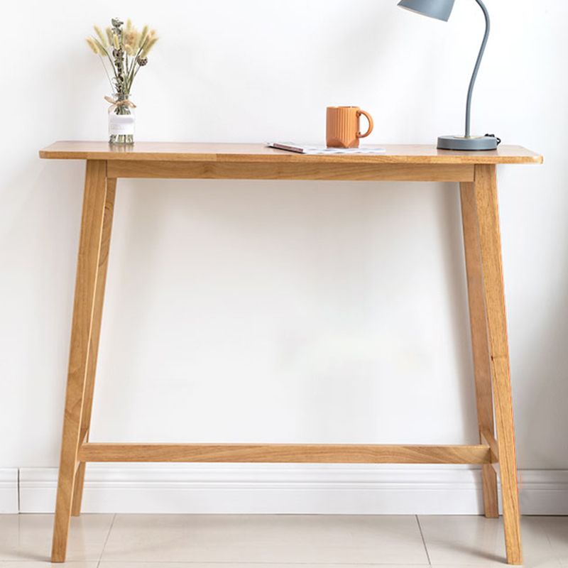 Modern Style Bistro Bar Table Solid Wood Rectangle Bar Table for Home