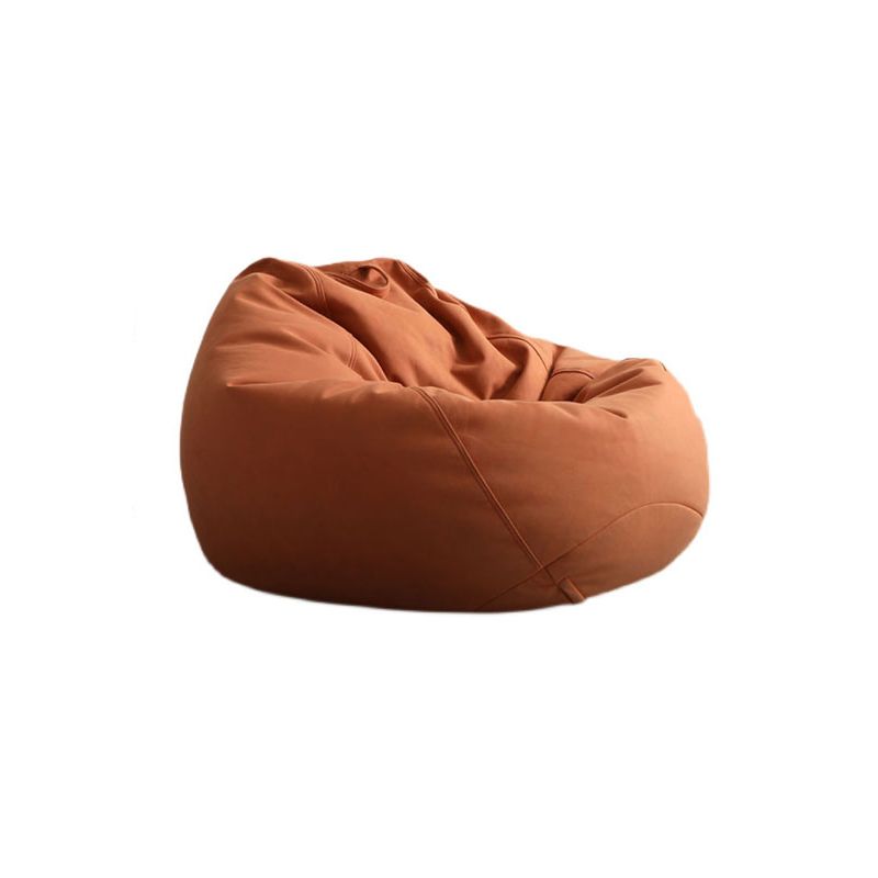 Bonded Leather Parsons Chair Armless Modern Chair for Living Room