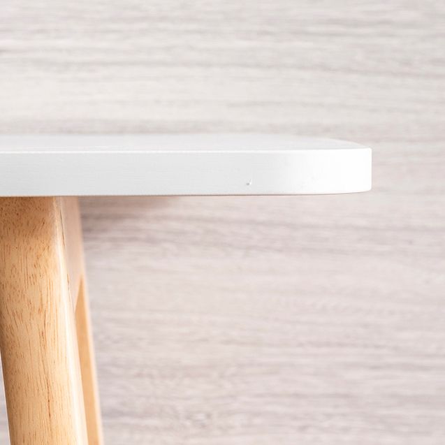 Rectangle Wood Counter Height Dining Table Contemporary Trestle Base Bar Table