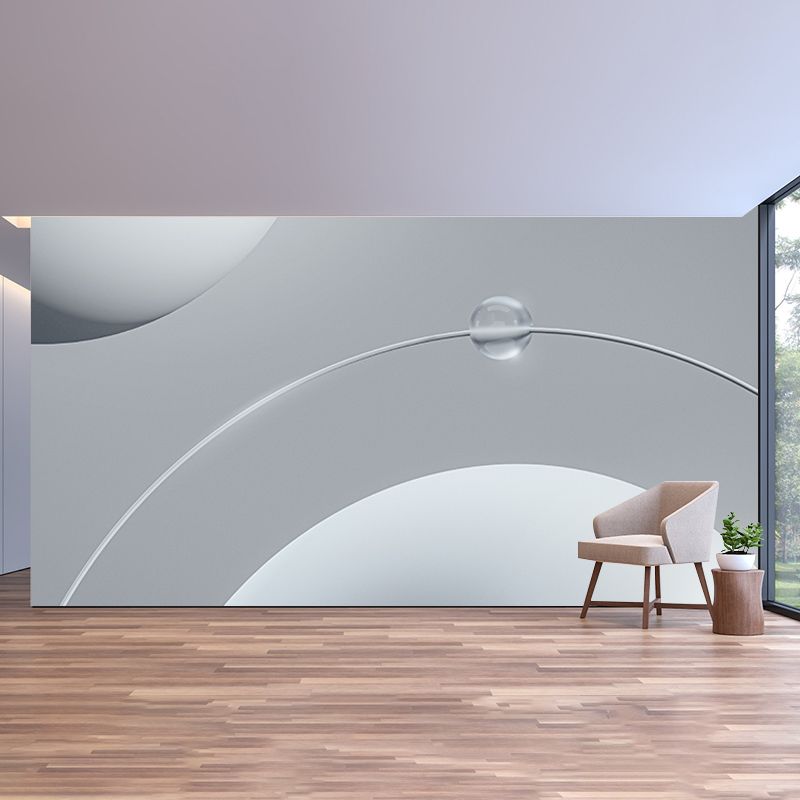 3D Pattern Stain Resistant Wall Mural Washable Wallpaper Sitting Room Wall Mural
