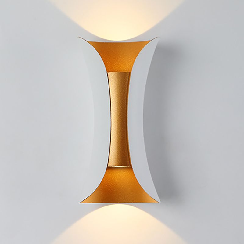 Modern Wall Washer Lighting Minimalist Metallic LED Wall Sconce for Sitting Room