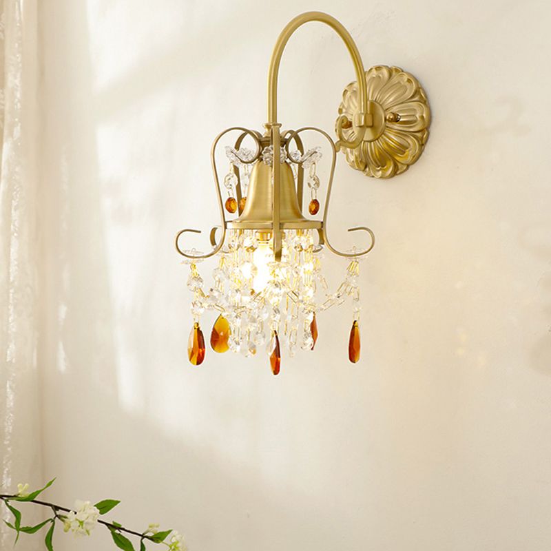 Unique Shape Metal Wall Lighting Modern Style 1 Light Wall Mounted Light