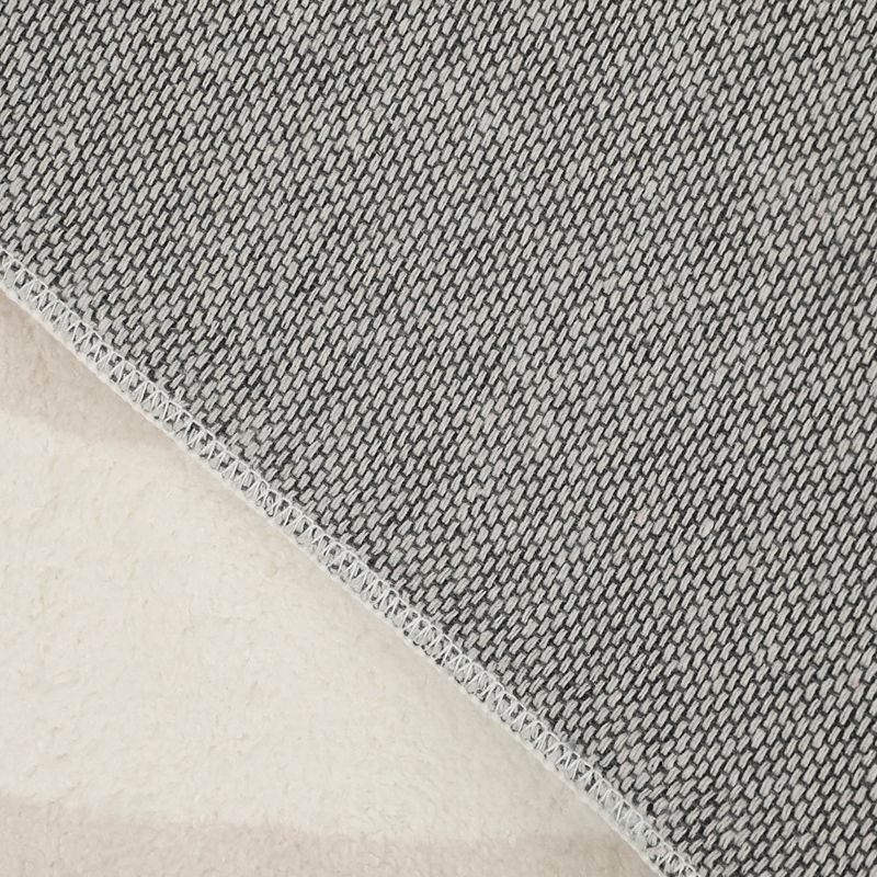 Apricot Simple Rug Polyester Duck Indoor Rug Non-Slip Backing Rug for Sitting Room