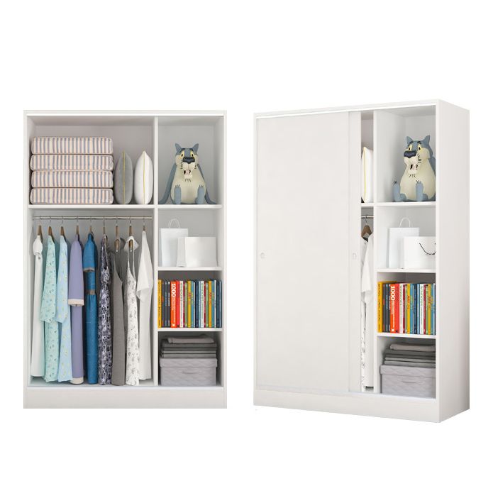 Modern Style Wardrobe Armoire Engineered Wood Wardrobe Cabinet for Home