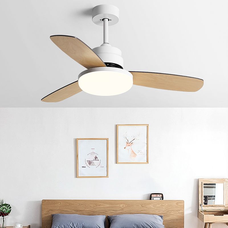 Unique Shape Ceiling Fan Lighting Kids Style Metal Single Light Ceiling Fan Lamp