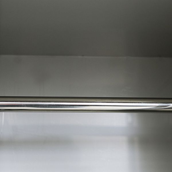 35.5"L x 16.5"W x 71"H Hinged Door Storage Cabinet Contemporary Cabinet with Metal Doors