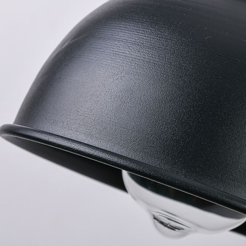 Dome Wall Mounted Lamps Vintage Industrial Metal Wall Sconces Lighting Fixtures for Courtyard