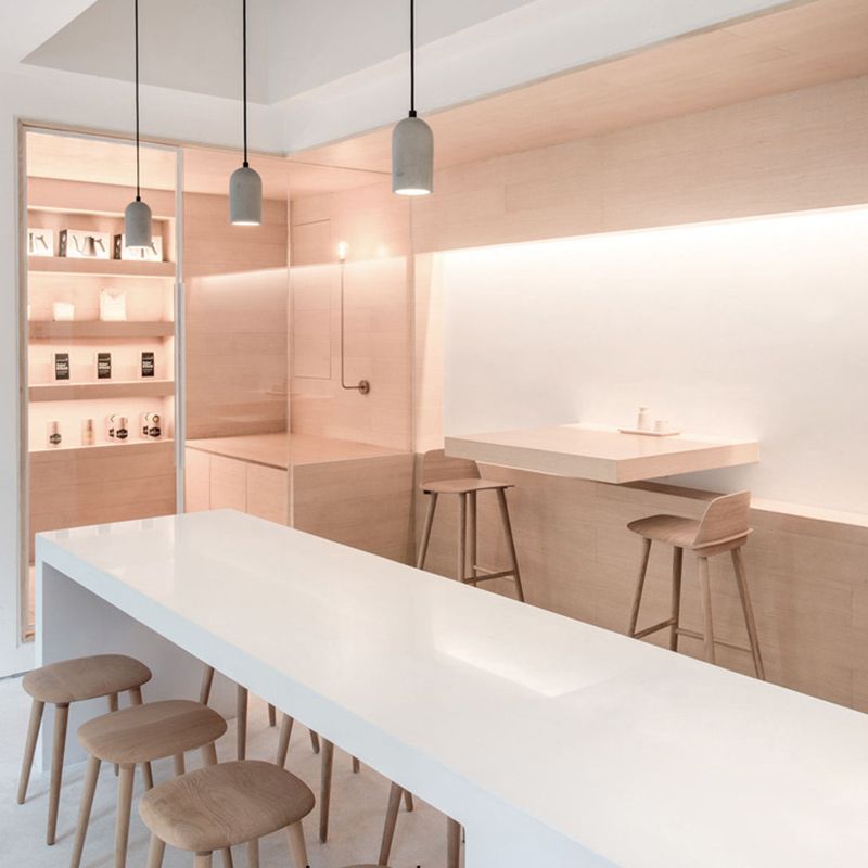 Lámpara colgante gris de cemento simple y simple para la sala de estar para la sala de estar