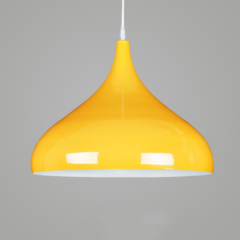 Macaron Matel Hanging Light, Nordic 1-Light Pendant Lighting for Living Room