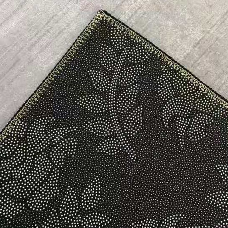 Simple Living Room Area Rug Geometric Lines Polyester Rug Anti-Slip Indoor Carpet