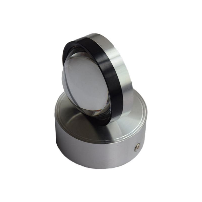 Luce da parete della camera da letto a LED con lampada con funce da parete con finitura in cristallo tondo in illuminazione calda/bianca