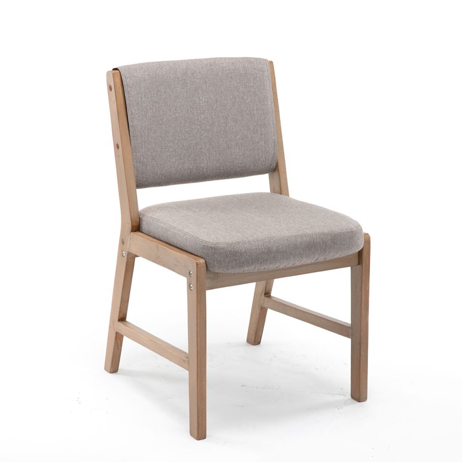 Nordic Style Upholstered Side Chairs Open Back Dining Side Chairs for Kitchen
