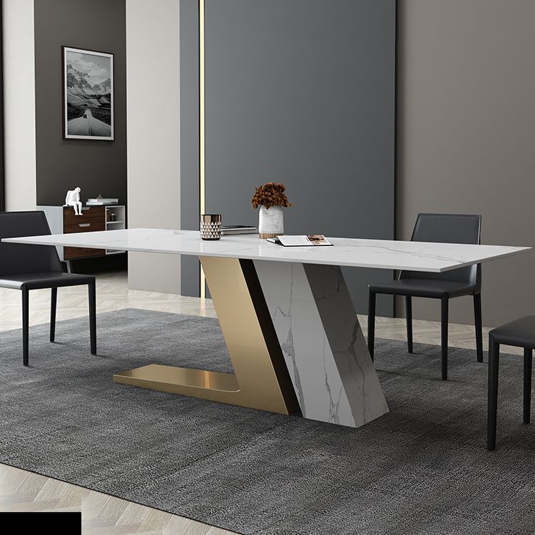 Contemporary 1/2/3/4/5/6/7 Pieces Dining Set Rectangle Dining Table Set