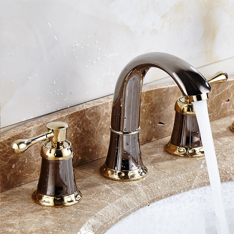 Contemporary Tub Faucet Deck Mounted Trim Bath Faucet Trim for Bathroom