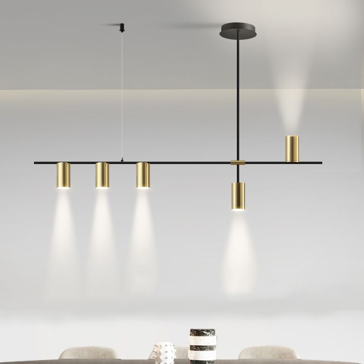 Lámparas de la isla de cilindro de las lámparas contemporaryisland Metal para la isla de cocina