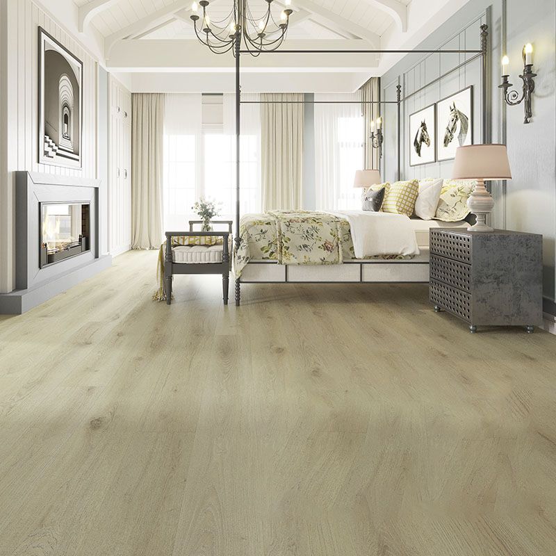 Rectangular Laminate Textured Wooden Waterproof Scratch Resistant Laminate Floor