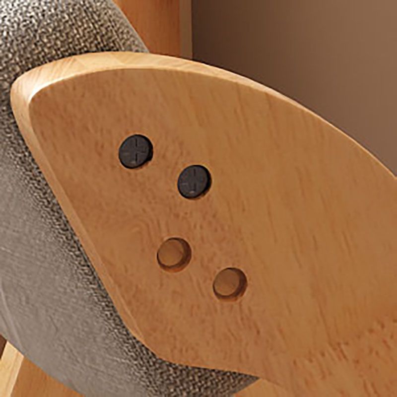 Contemporary Style Chair Dining Armless Side Chairs with Wooden Legs