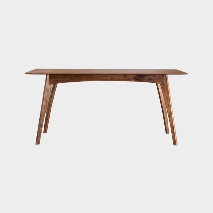 Traditional Style Solid Wood Dining Set with Traditional Height Table and 4 Legs Base