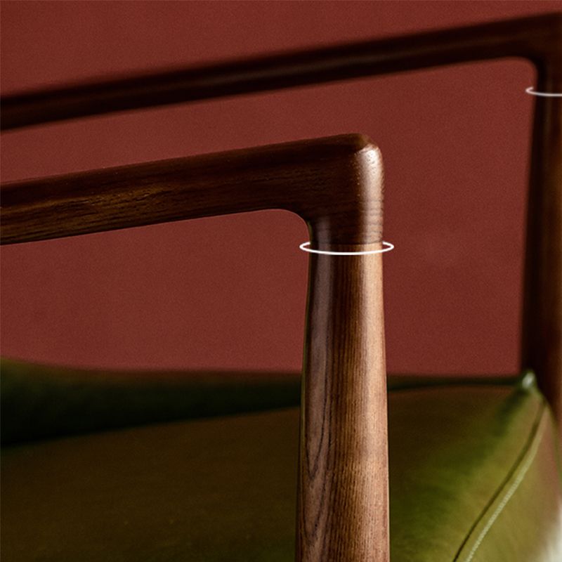 Contemporary Arms Included with Pillow Basic Four Leg Accent Armchair