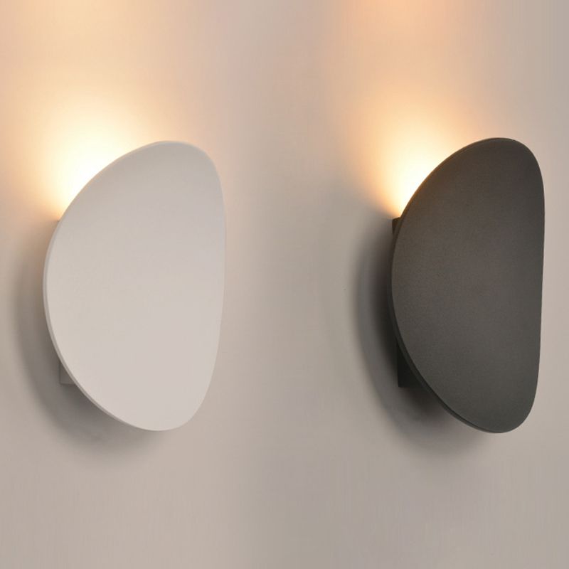 Illuminazione a parete ombreggiata per illuminazione da parete in metallo in metallo a led in metallo per camera da letto