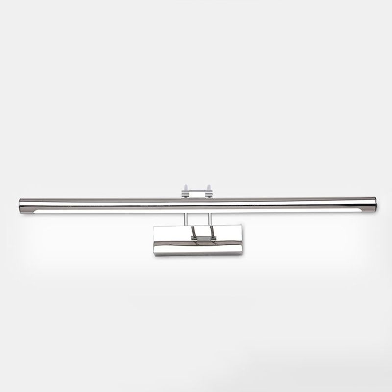 Linear Shape Metal Wall Sconce Modern Single Light Mirror Wall Mounted Lighting