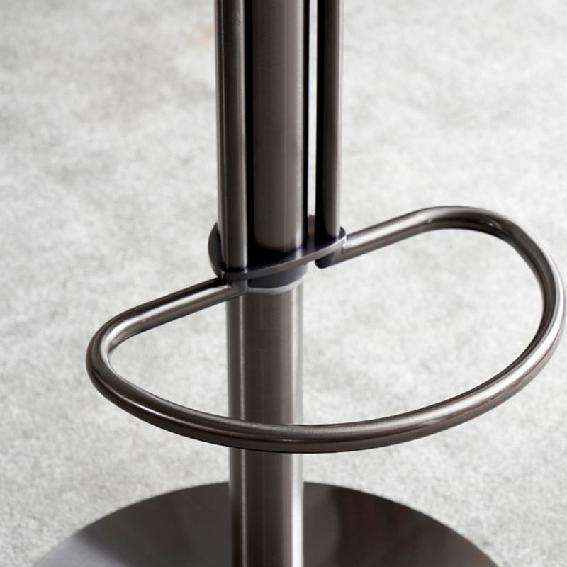 Industrial Adjustable Bar Stool Leather Backrest Counter Stool for Bristol