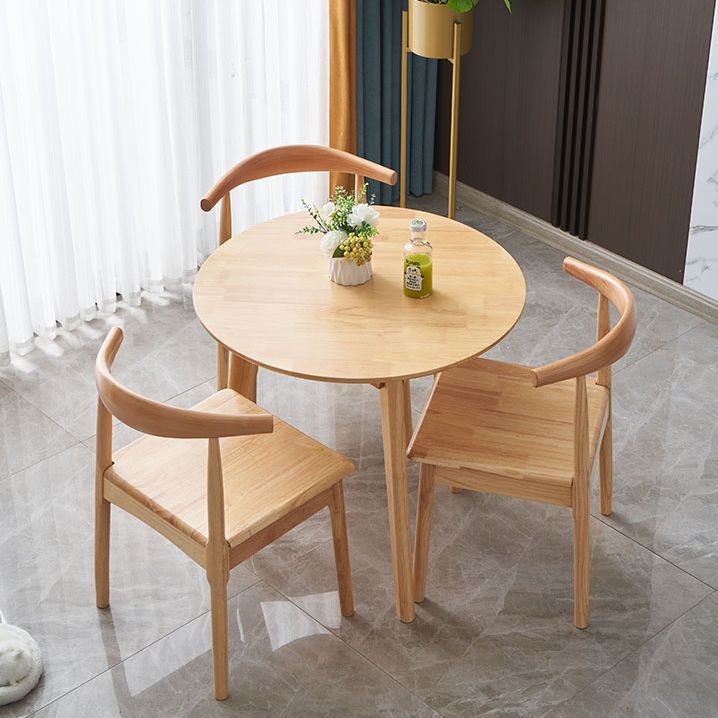 Table de restauration contemporaine pine en bois massif salle à manger meubles de maison