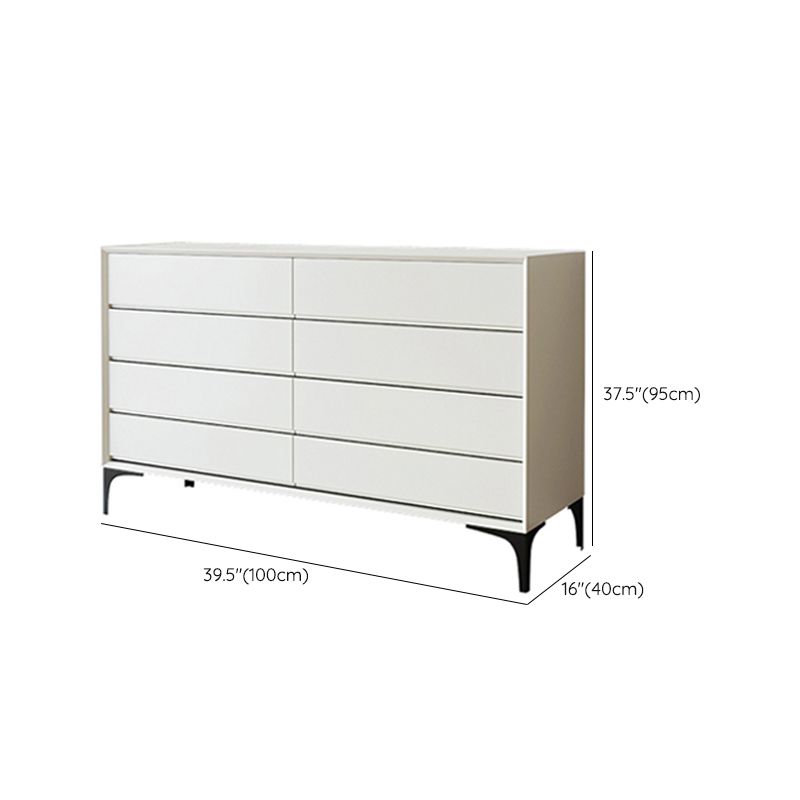 15.6-inch Width Storage Chest Contemporary Dresser with 4/5/6/8 Drawers