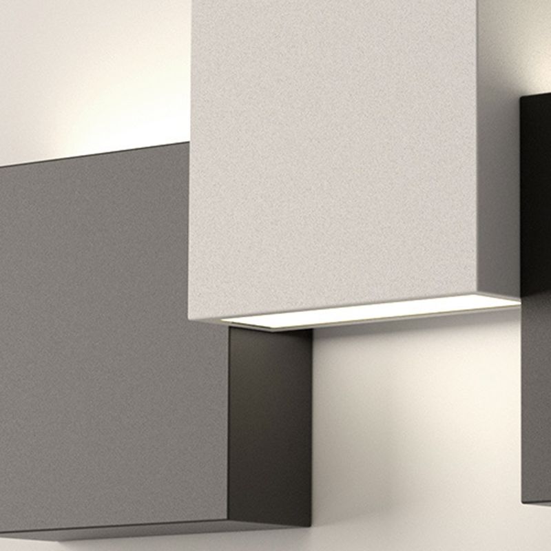 Modern 2/3/5-Light White/Black Wall Mounted Sconce Metal Wall Light