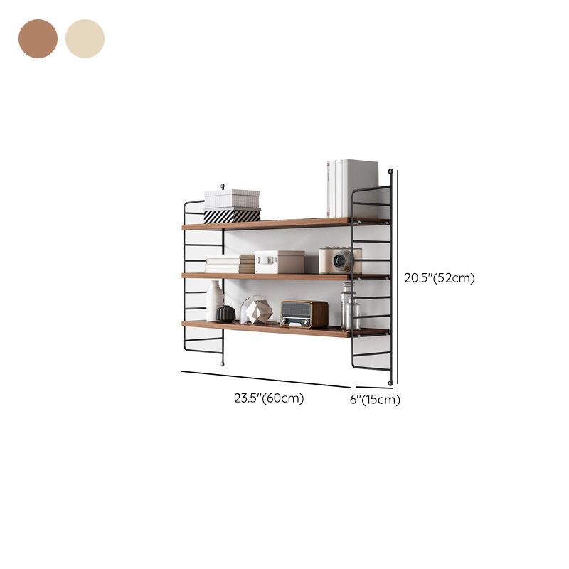 Contemporary Book Display Steel Bookshelf Scratch Resistant Floating
