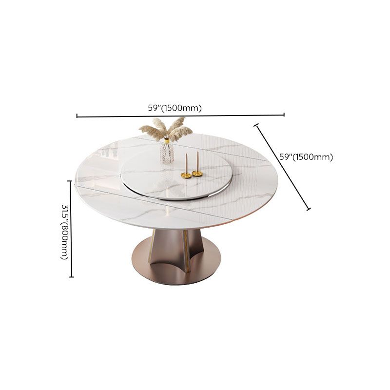 Extendable Metal Table Metal Pedestal Dining Table Extendable Dining Table for Kitchen