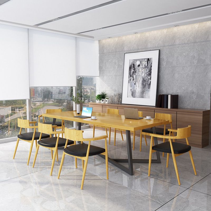 Industrial Dinette Set for Home 1/2/9 Pieces Solid Wood Dining Table Set