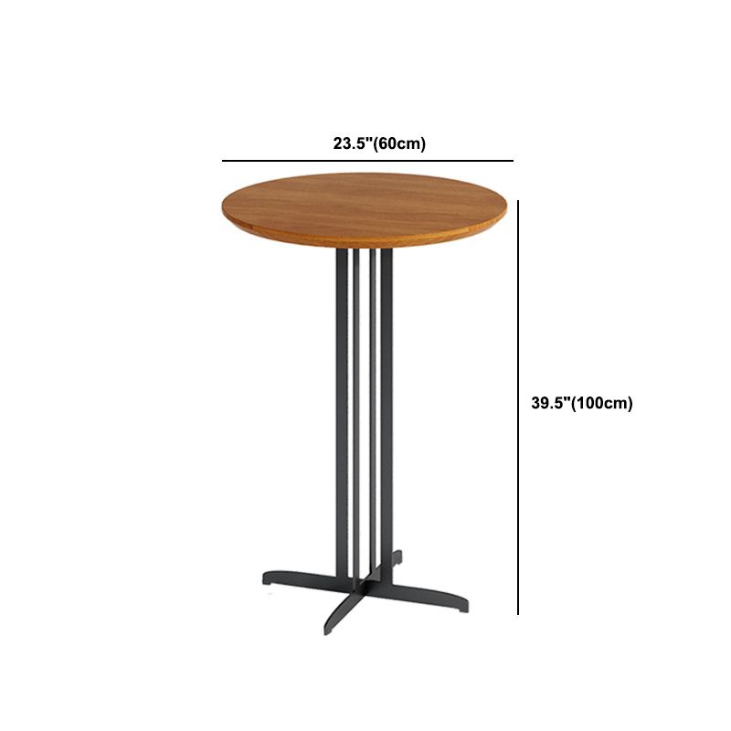 1/5/9 Pieces Modern Wood Bar Table Set Counter Table with Upholstered Stools