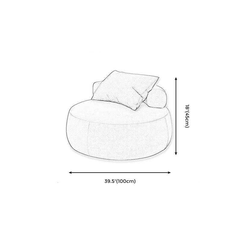 Faux Leather Chair Armless Solid Wood Frame Chair for Living Room