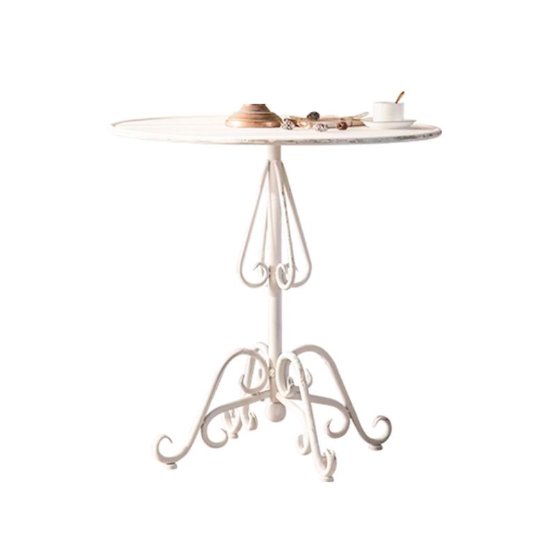 White Modern Bistro Table Set 1/2 Pcs Metal Bistro Set for Small Places