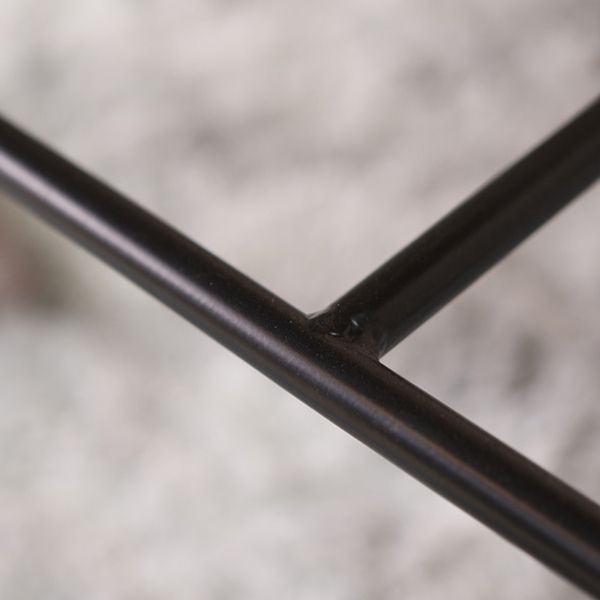 Modern Style Low Back Bar-stool Wooden Bar Stool with Metal Legs