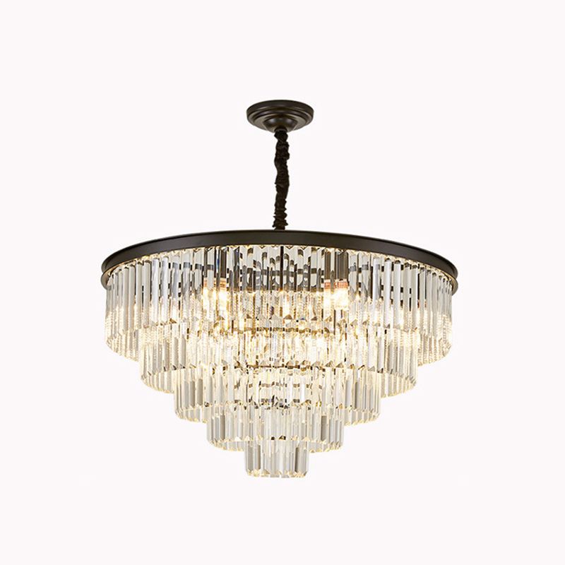 Modern Style Geometric Island Light Fixtures Crystal Island Pendants for Kitchen Island