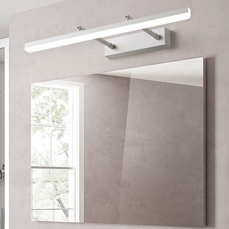 Accesorio de lámparas de espejo LED de estilo moderno nórdico Smart Smart ajustable Mirror de luz para baño