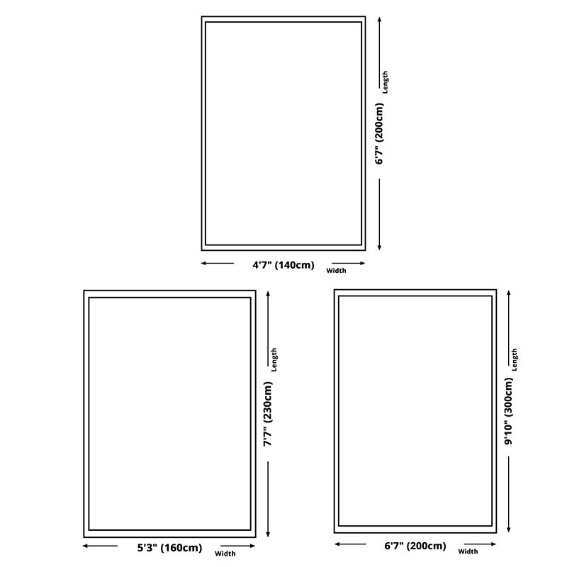 Grey Tone Geometric Lines Rug Polyester Relaxing Anti-Slip Backing Indoor Rug for Living Room